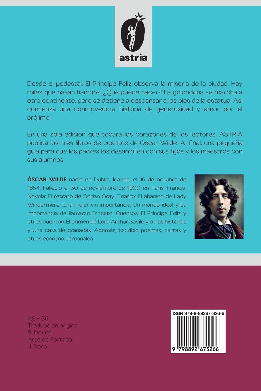 Rückseitencover Cuentos Completos de Óscar Wilde