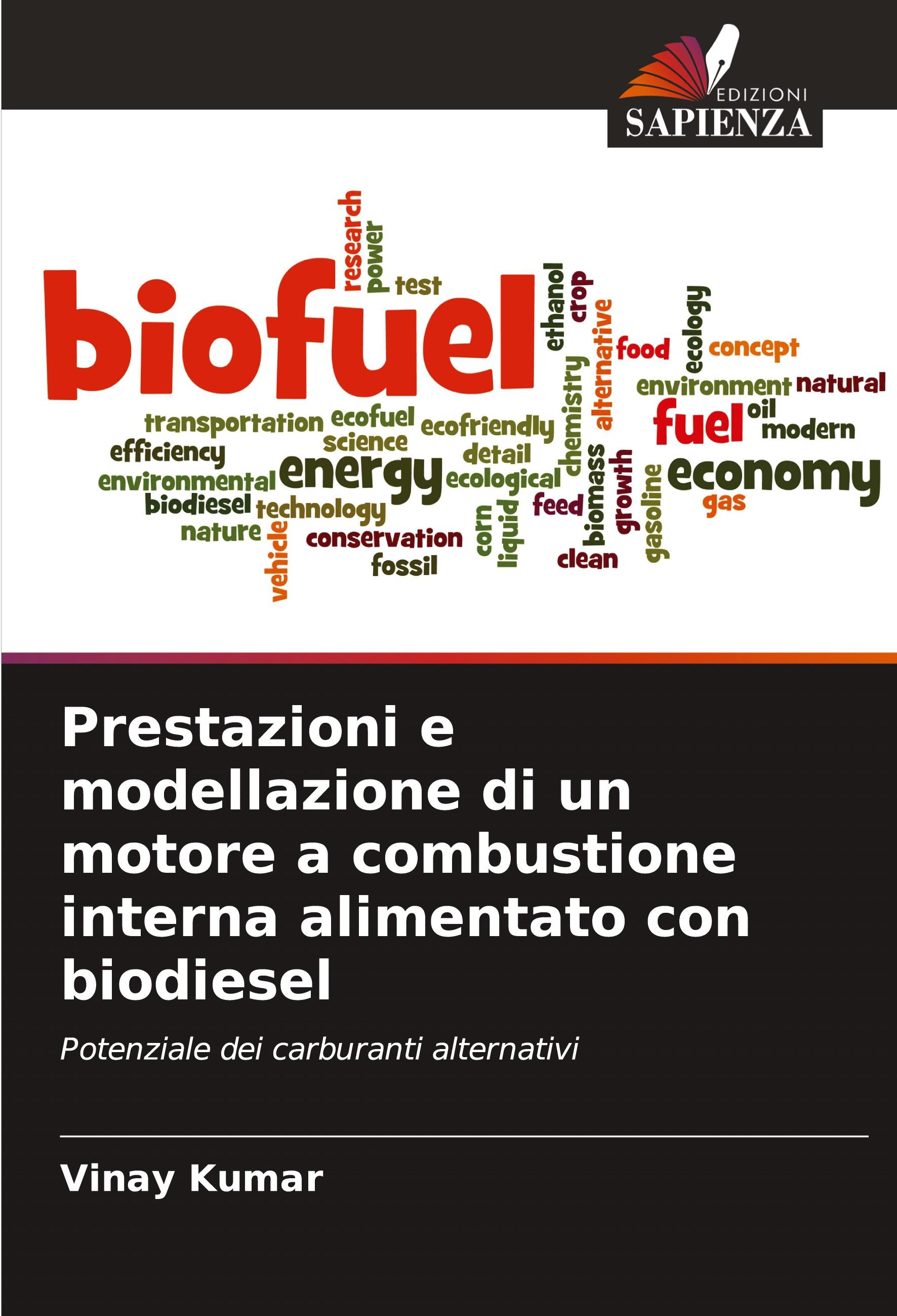Vorderes Coverbild Prestazioni e modellazione di un motore a combustione interna alimentato con biodiesel