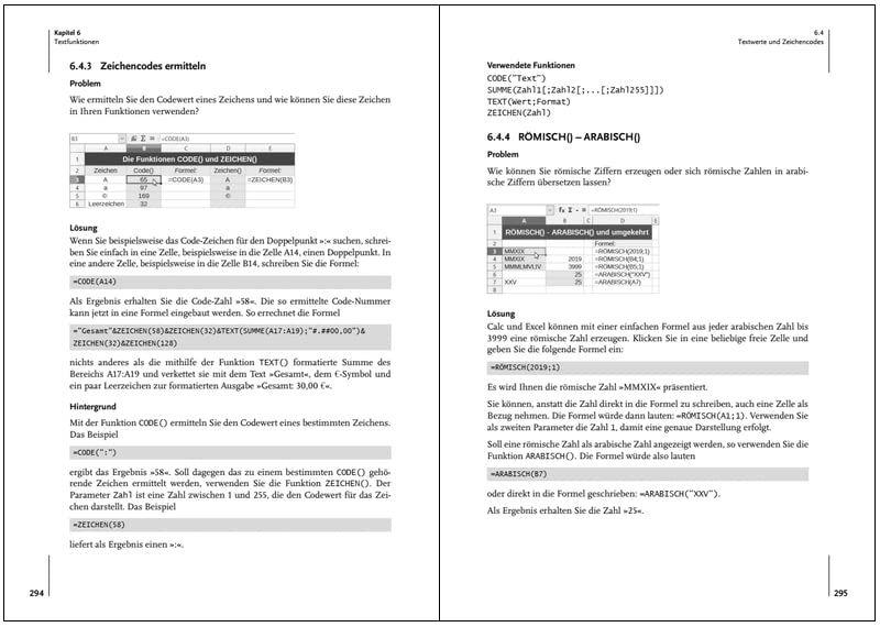 Beispielinhalt (Bild) Excel ganz leicht