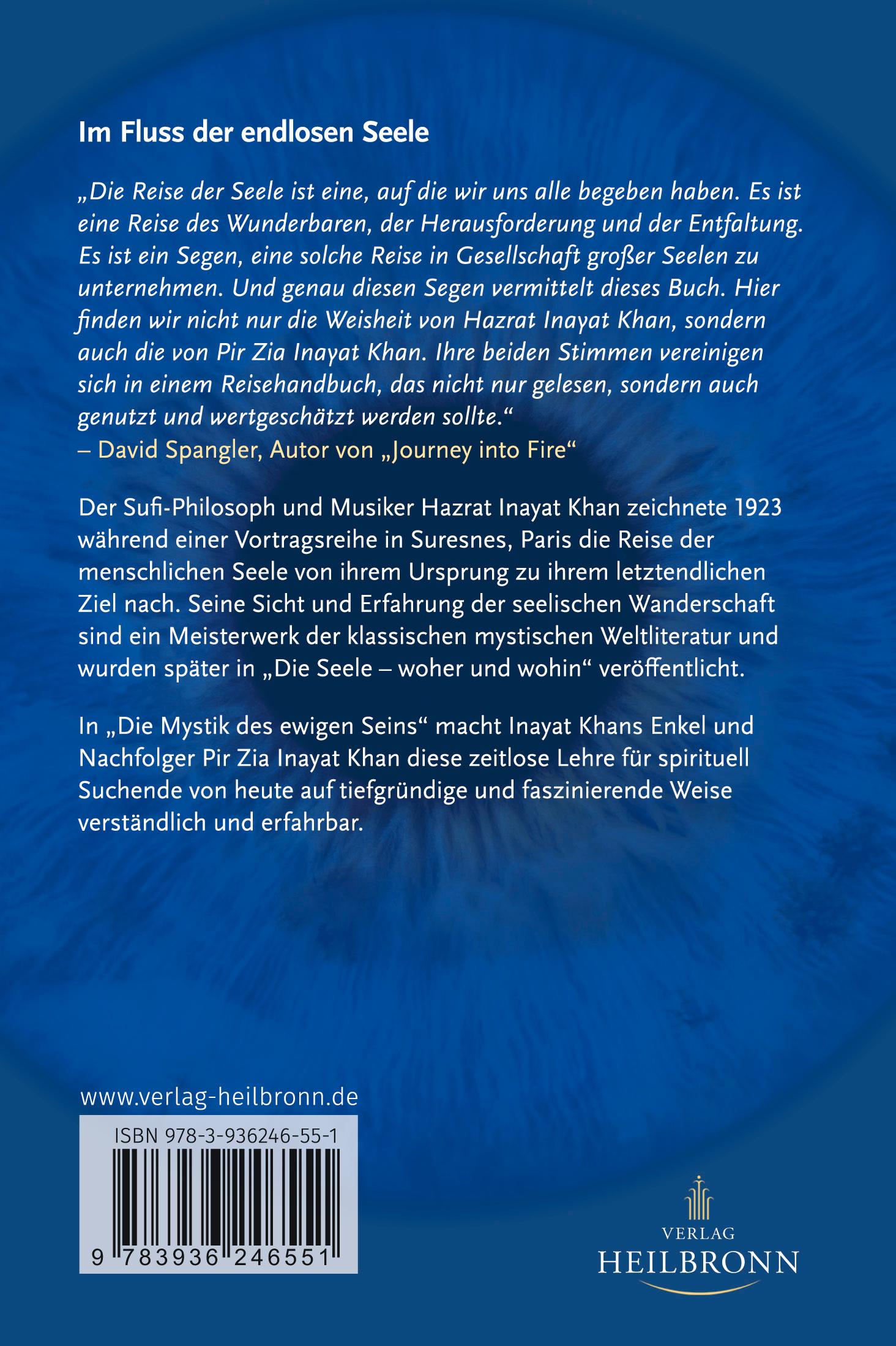 Rückseitencover Die Mystik des ewigen Seins