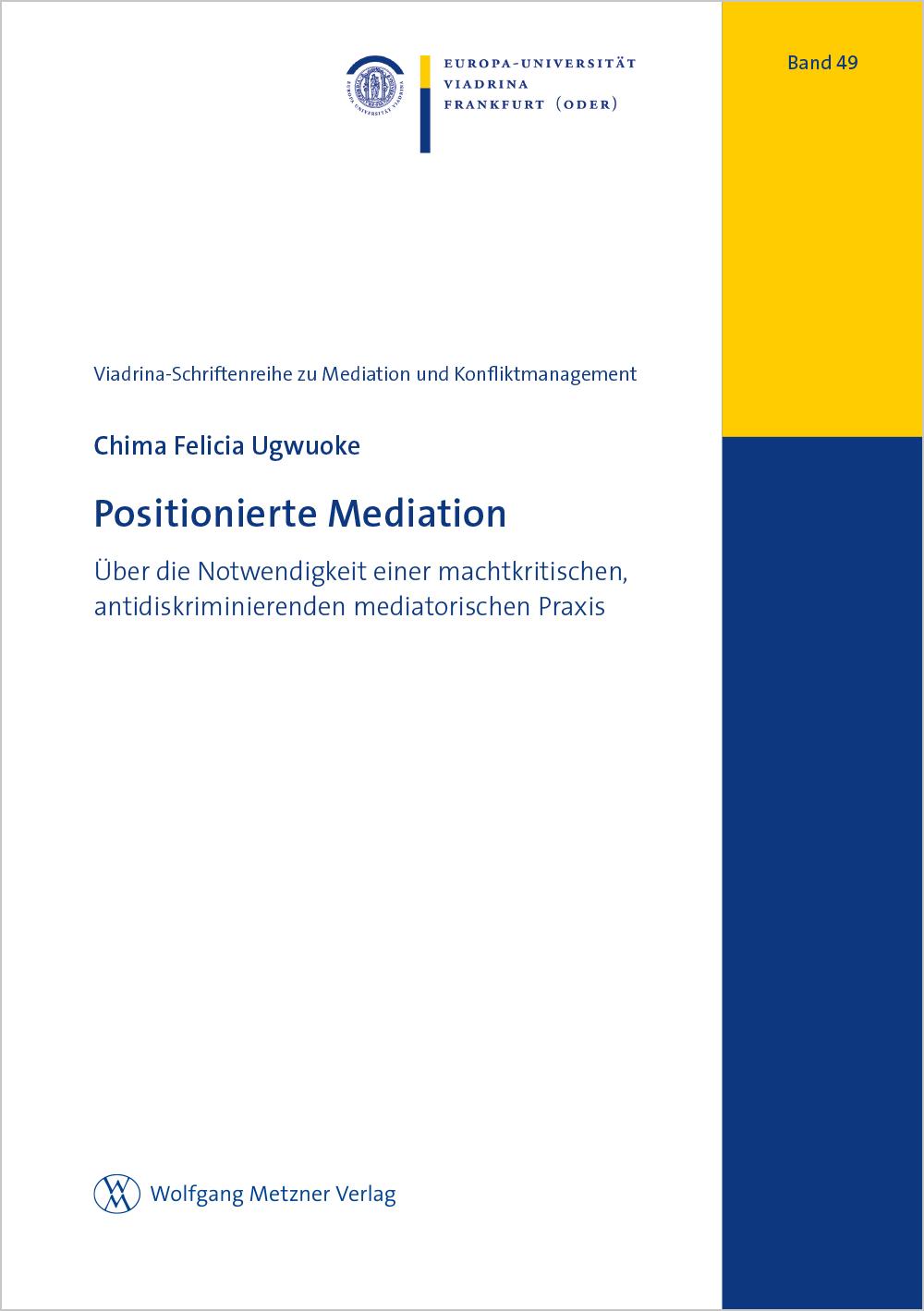 Vorderes Coverbild Positionierte Mediation