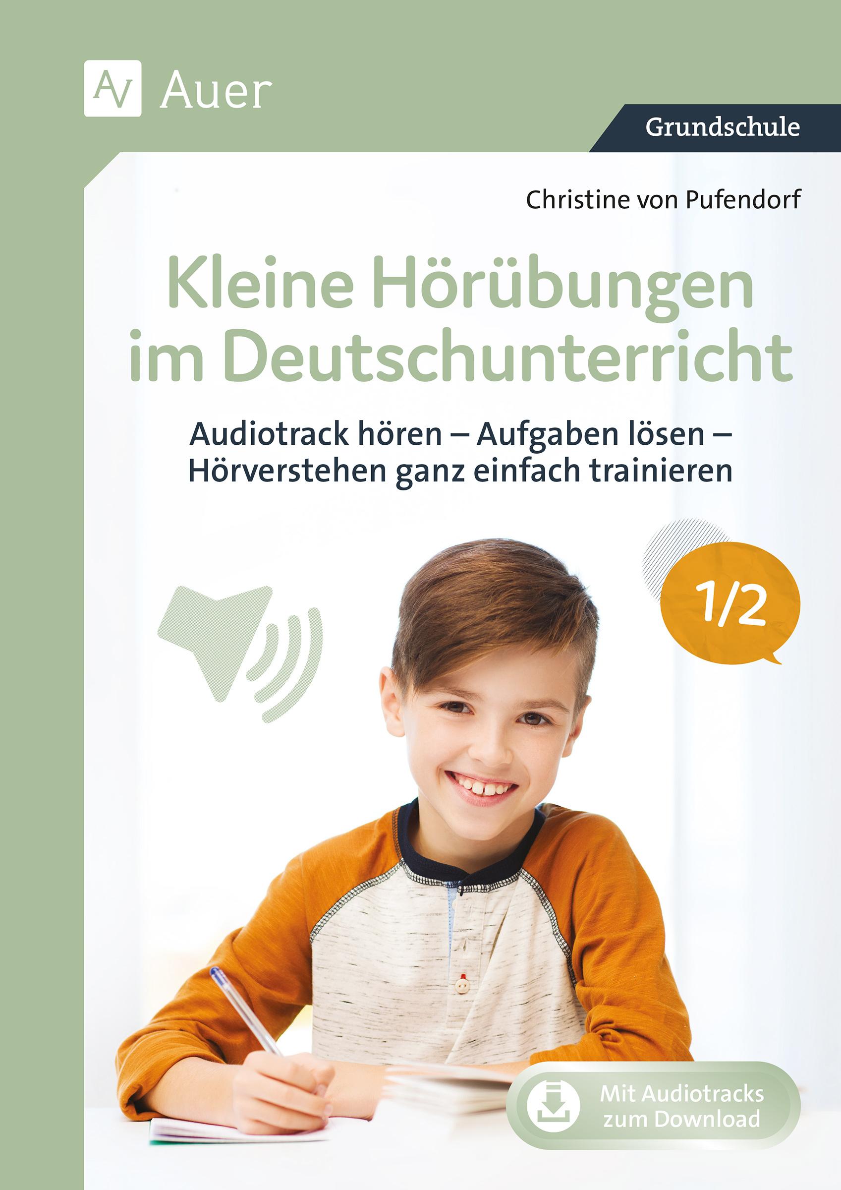 Vorderes Coverbild Kleine Hörübungen im Deutschunterricht 1/2