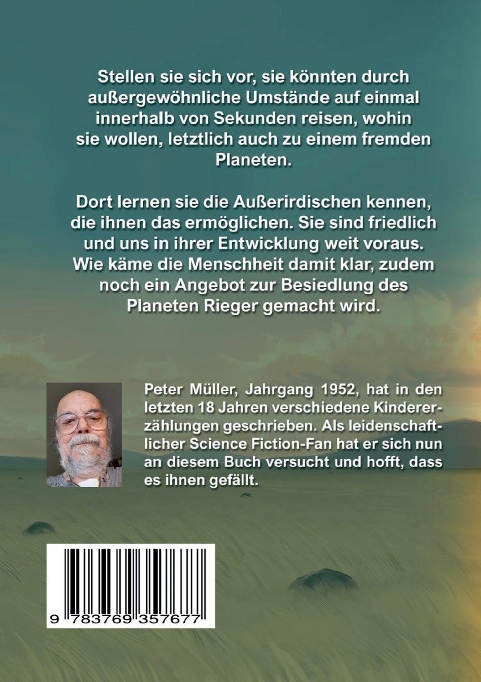 Rückseitencover Rieger und das Mädchen, das durch Wände ging.