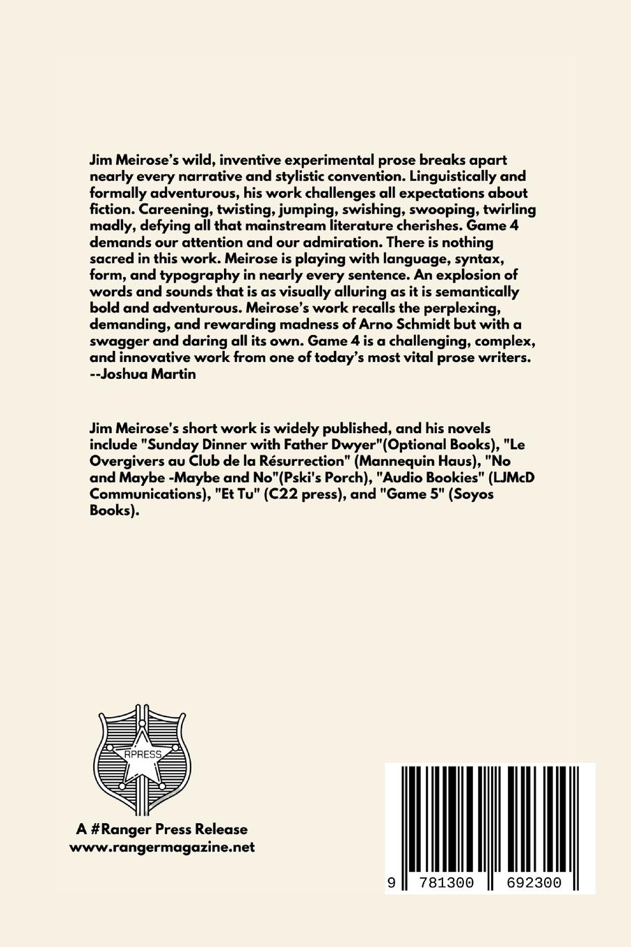 Rückseitencover Game 4