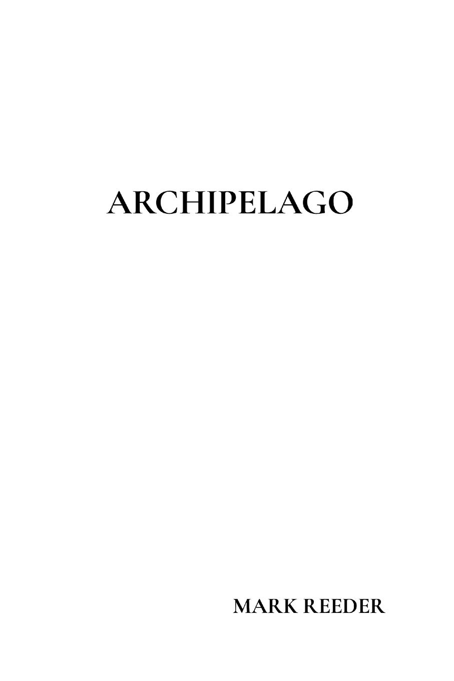 Vorderes Coverbild Archipelago