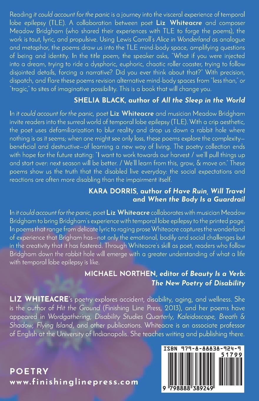 Rückseitencover it could account for the panic