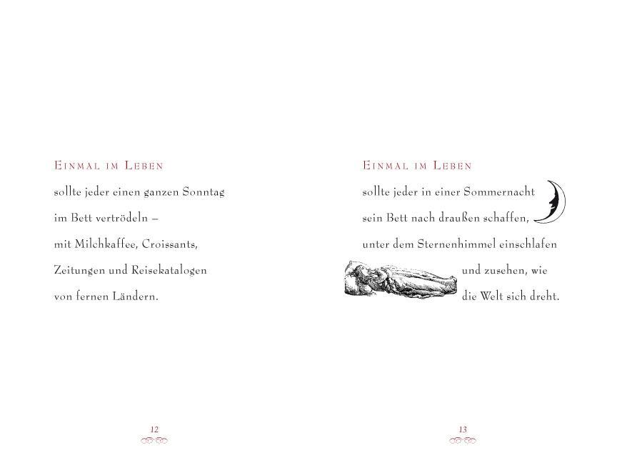 Beispielinhalt (Bild) Einmal im Leben