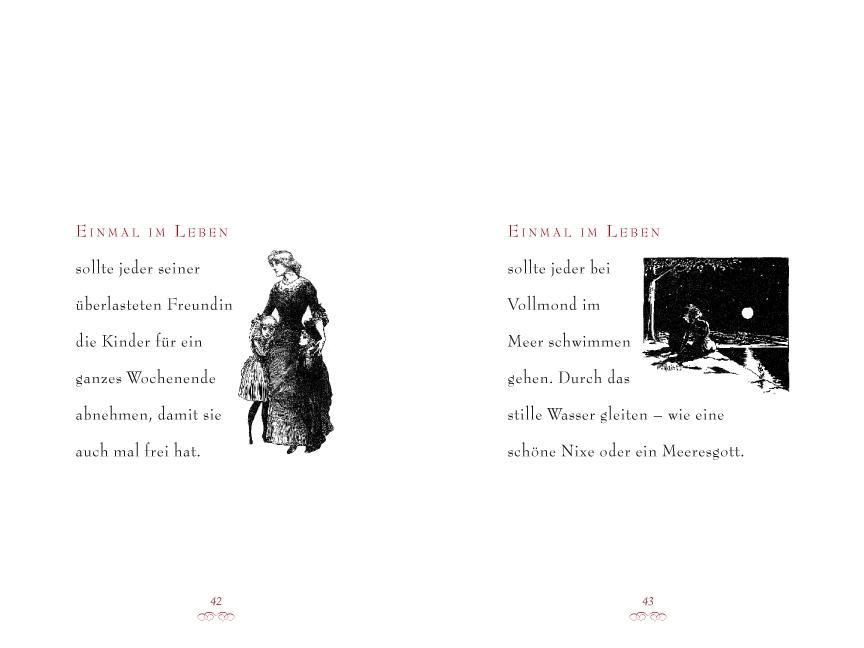 Beispielinhalt (Bild) Einmal im Leben