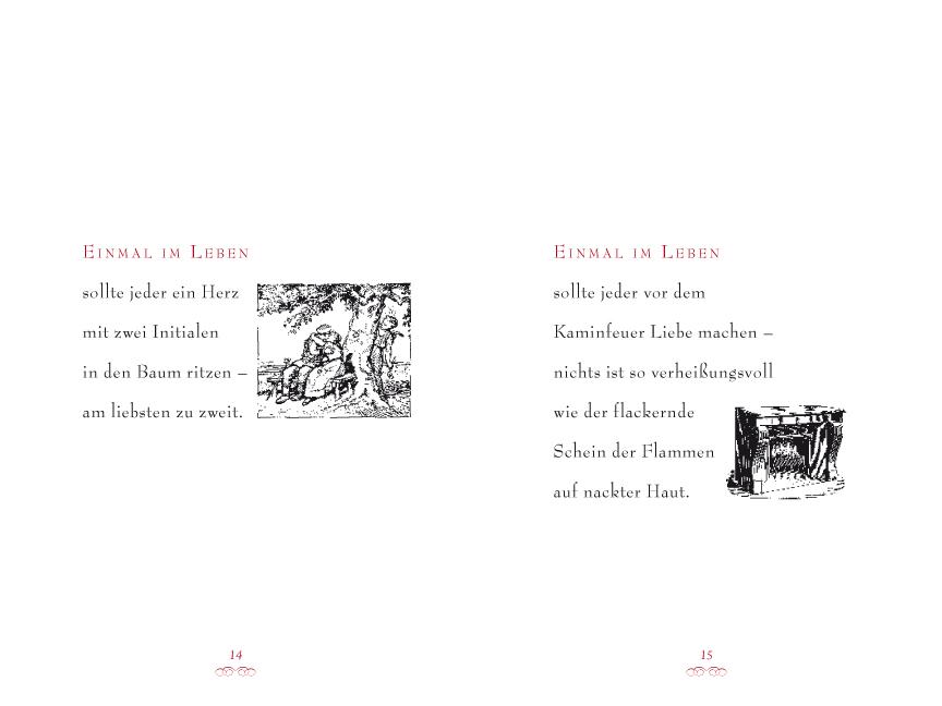 Beispielinhalt (Bild) Einmal im Leben