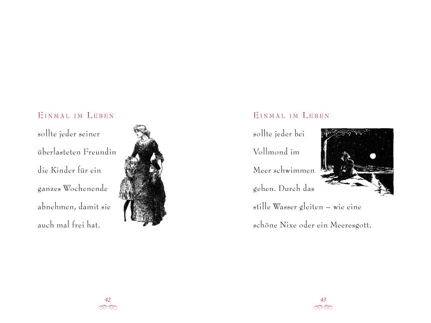 Beispielinhalt (Bild) Einmal im Leben