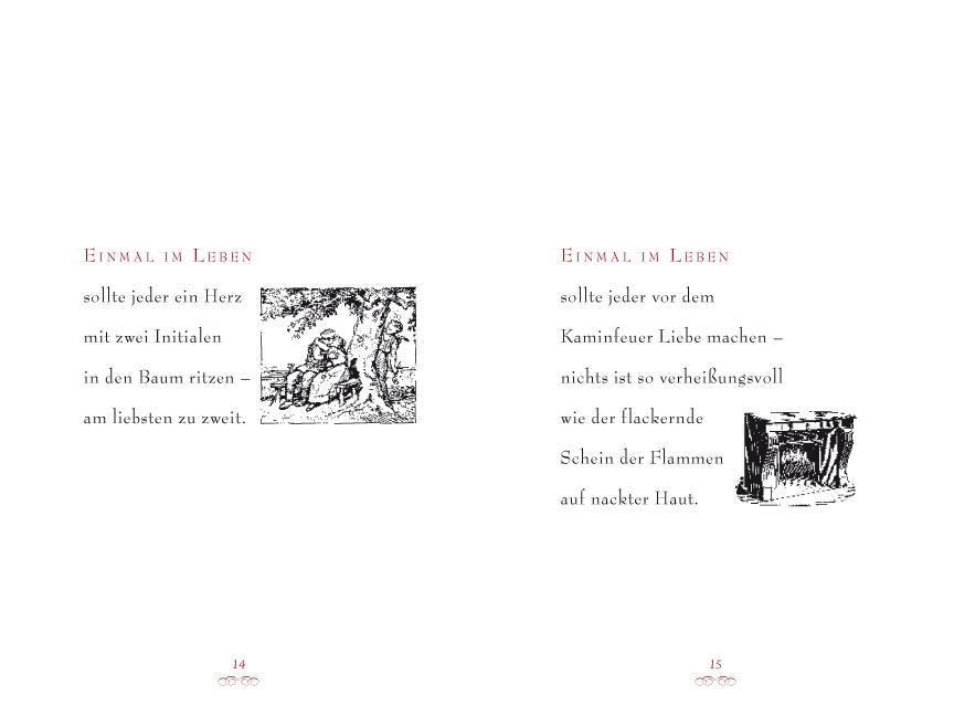 Beispielinhalt (Bild) Einmal im Leben