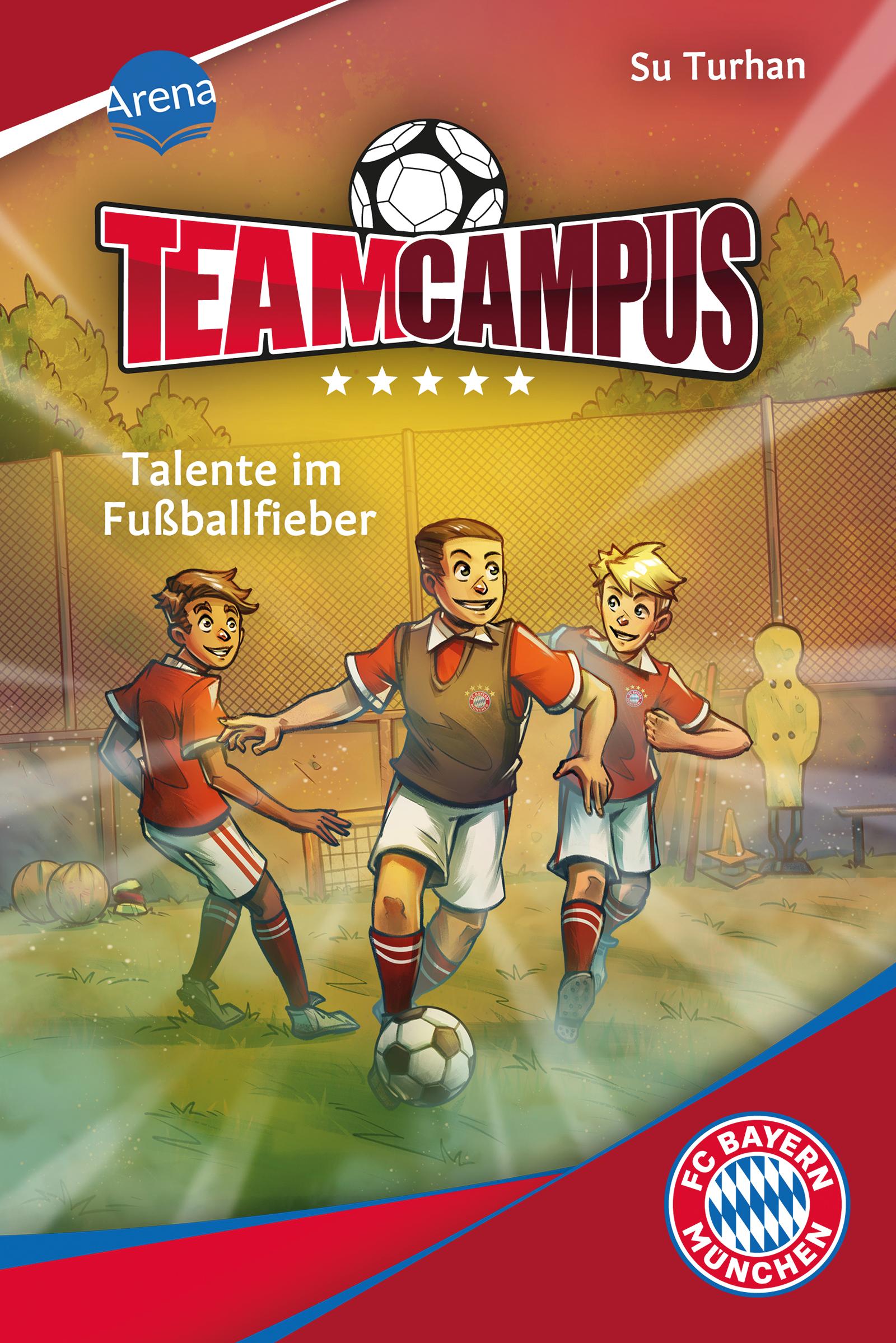 Vorderes Coverbild Team Campus (3). Talente im Fußballfieber