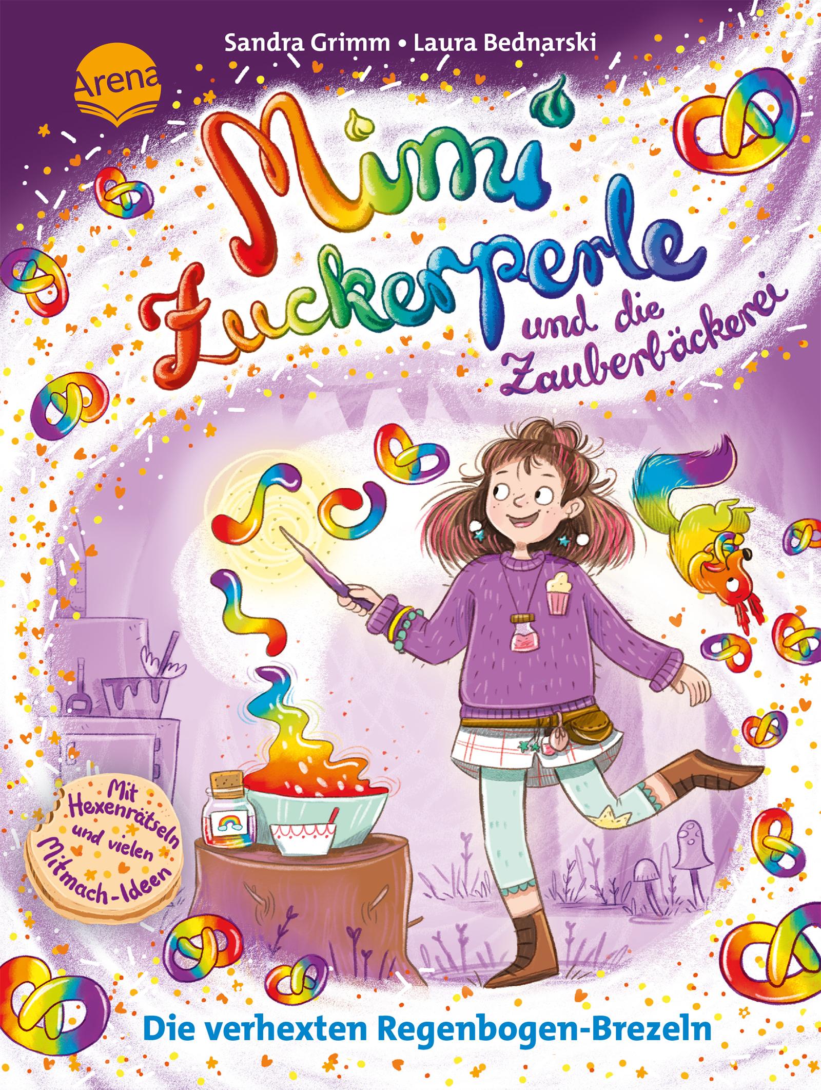 Vorderes Coverbild Mimi Zuckerperle und die Zauberbäckerei (2). Die verhexten Regenbogen-Brezeln