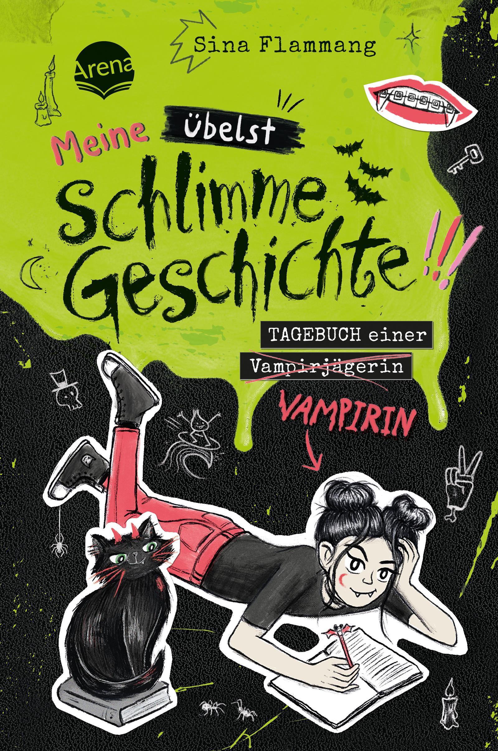 Vorderes Coverbild Meine übelst schlimme Geschichte!!! Tagebuch einer Vampirin (2)