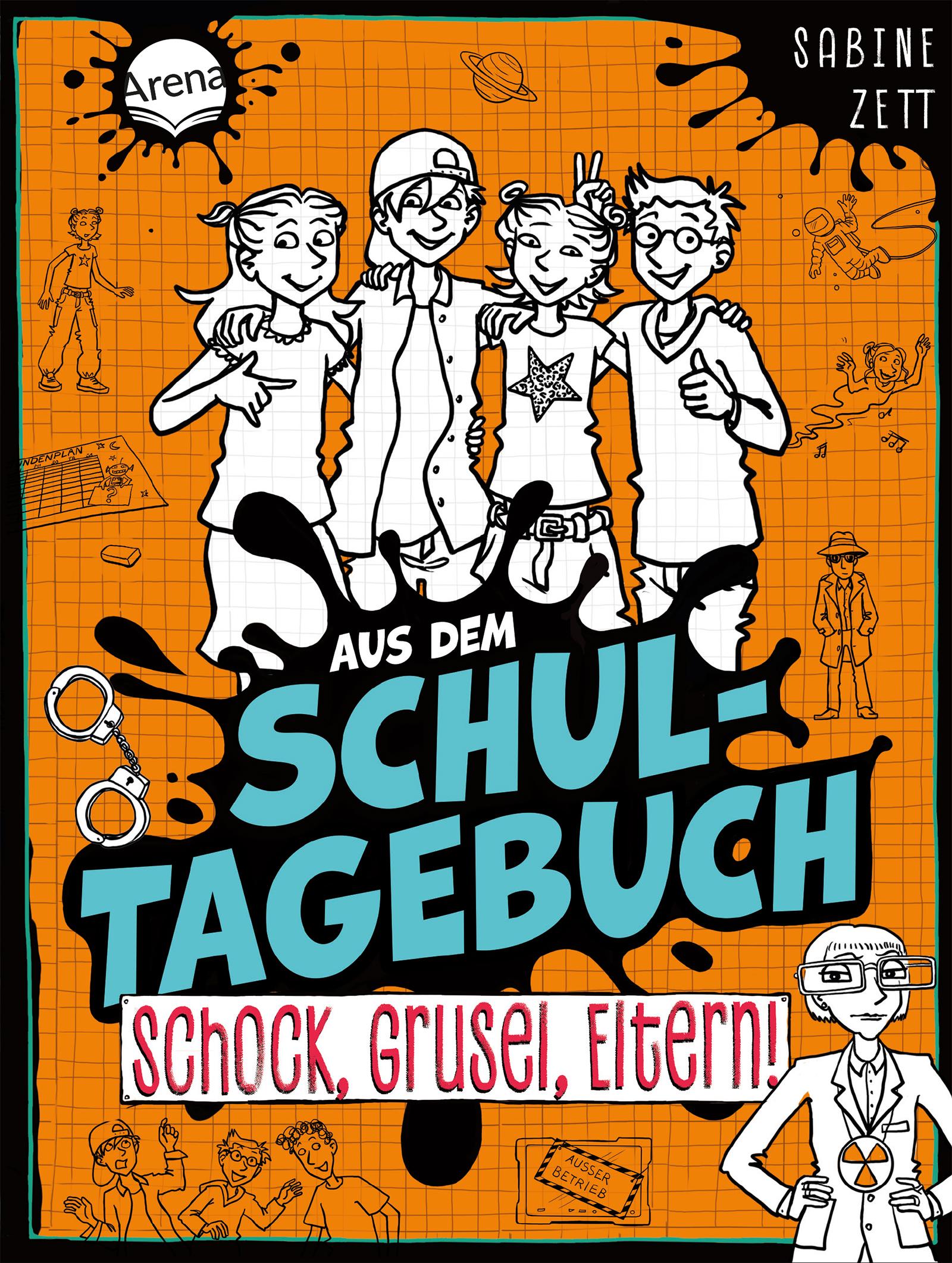 Vorderes Coverbild Aus dem Schultagebuch (4). Schock, Grusel, Eltern!