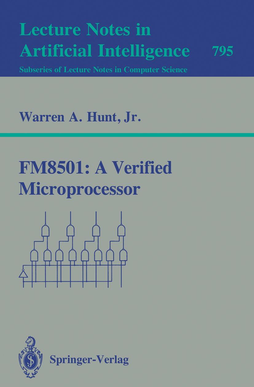 Vorderes Coverbild FM8501: A Verified Microprocessor