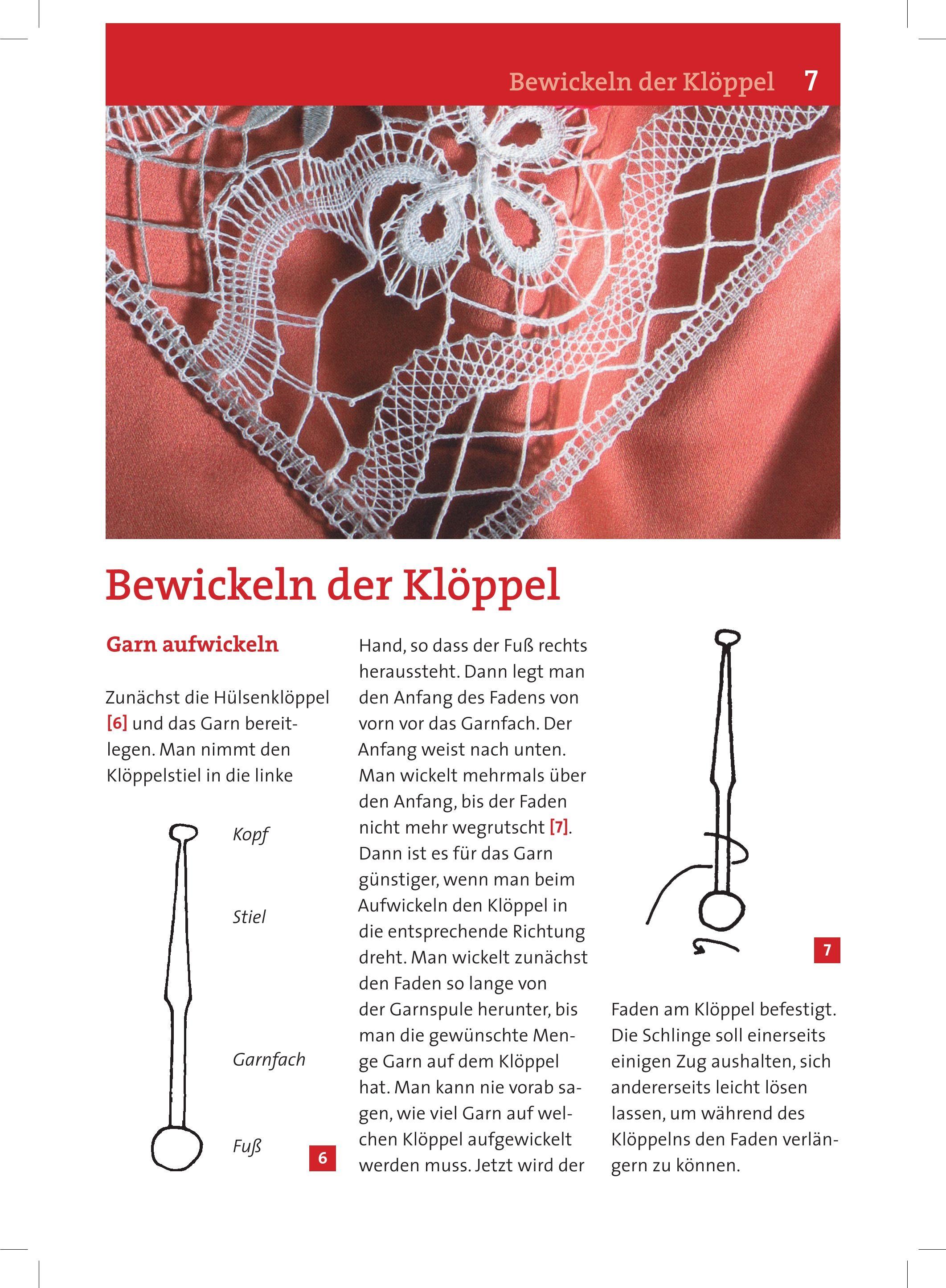 Beispielinhalt (Bild) Klöppeln