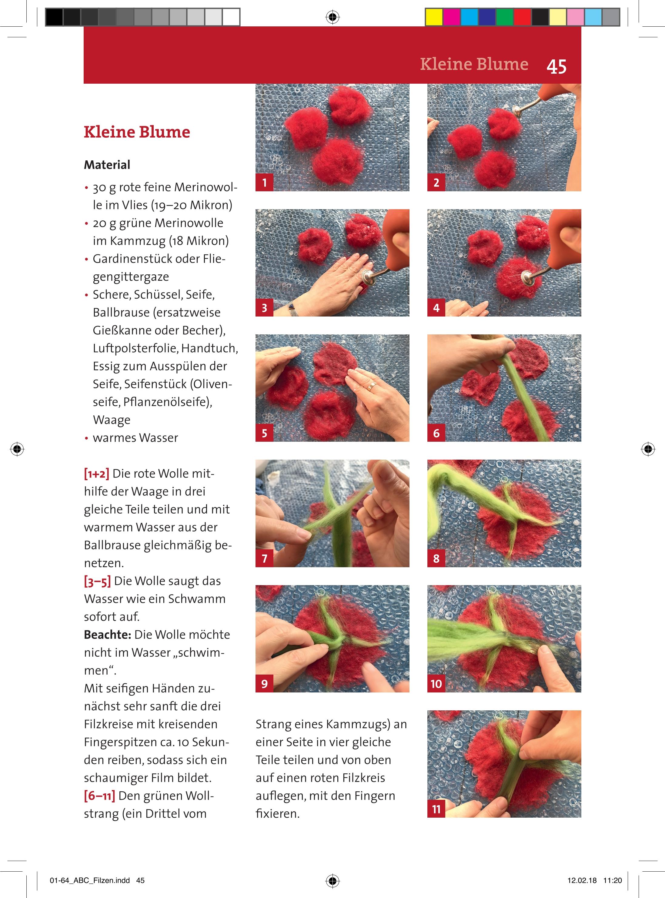 Beispielinhalt (Bild) Filzen