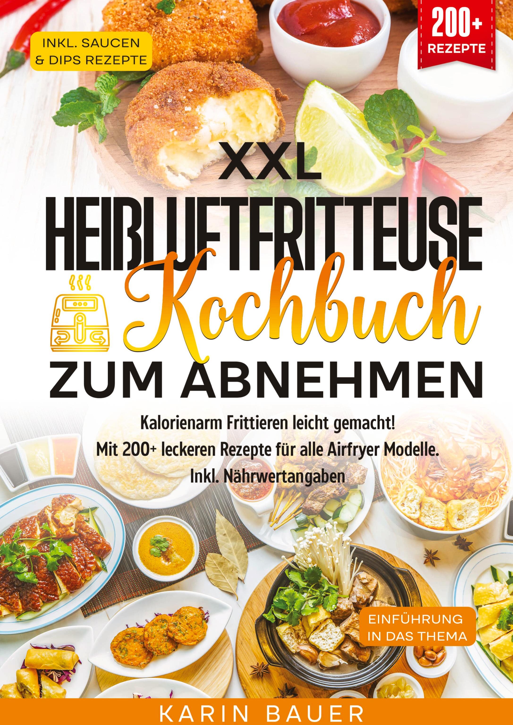 Vorderes Coverbild XXL Heißluftfritteuse Kochbuch zum Abnehmen