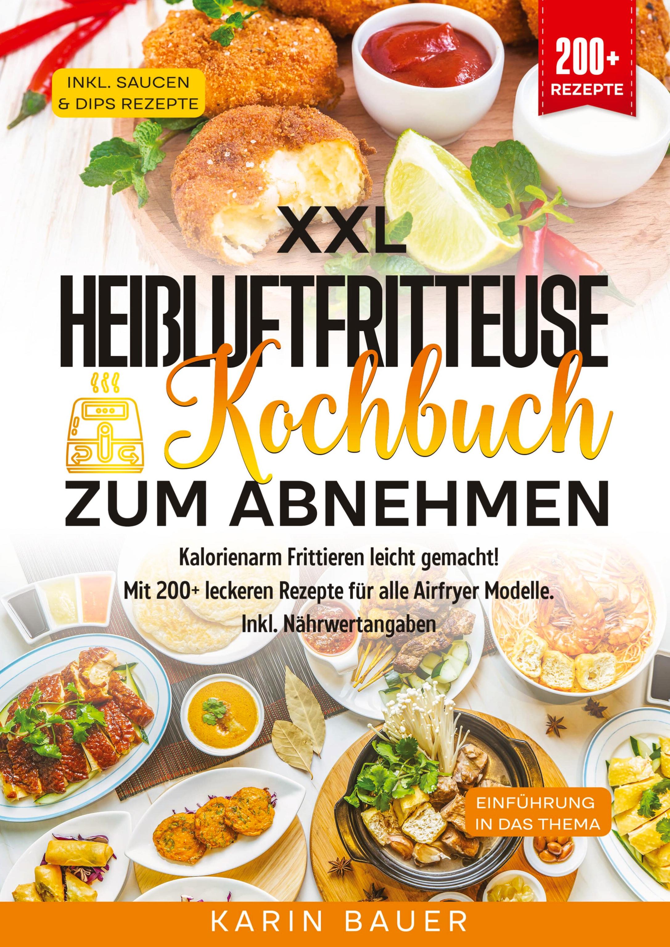 Vorderes Coverbild XXL Heißluftfritteuse Kochbuch zum Abnehmen