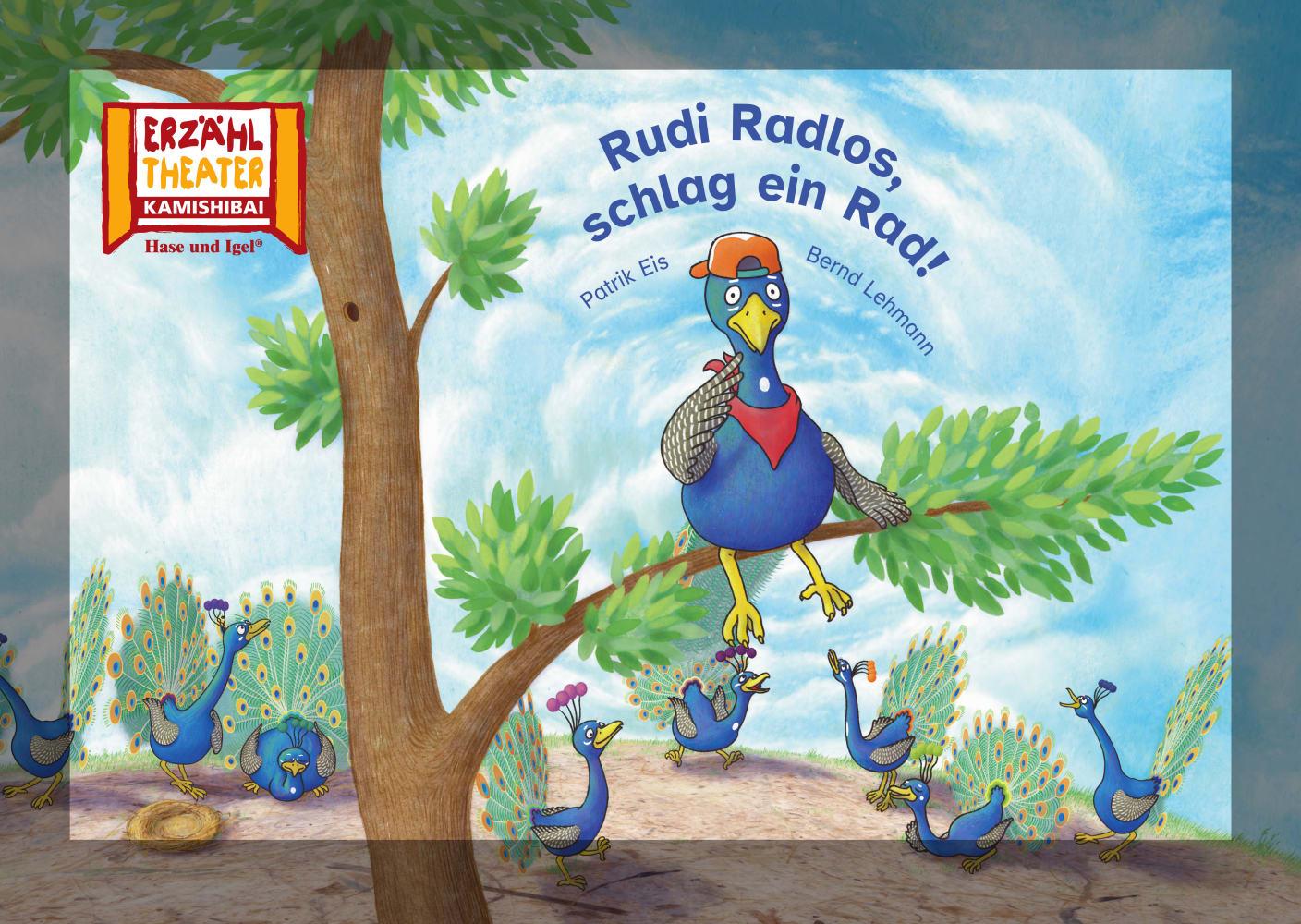 Vorderes Coverbild Rudi Radlos, schlag ein Rad! / Kamishibai Bildkarten
