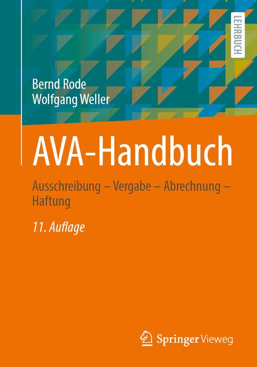 Vorderes Coverbild AVA-Handbuch