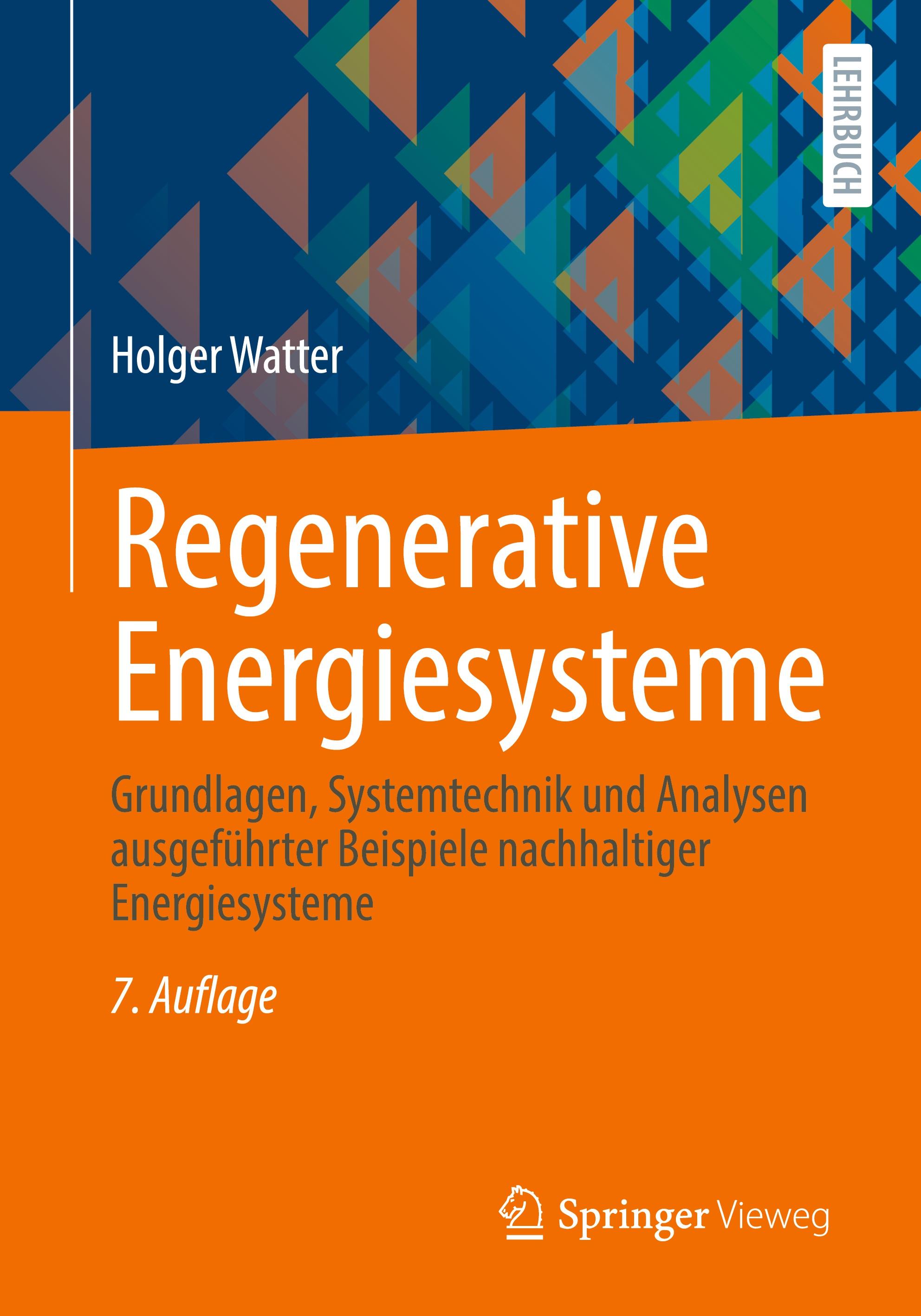 Vorderes Coverbild Regenerative Energiesysteme