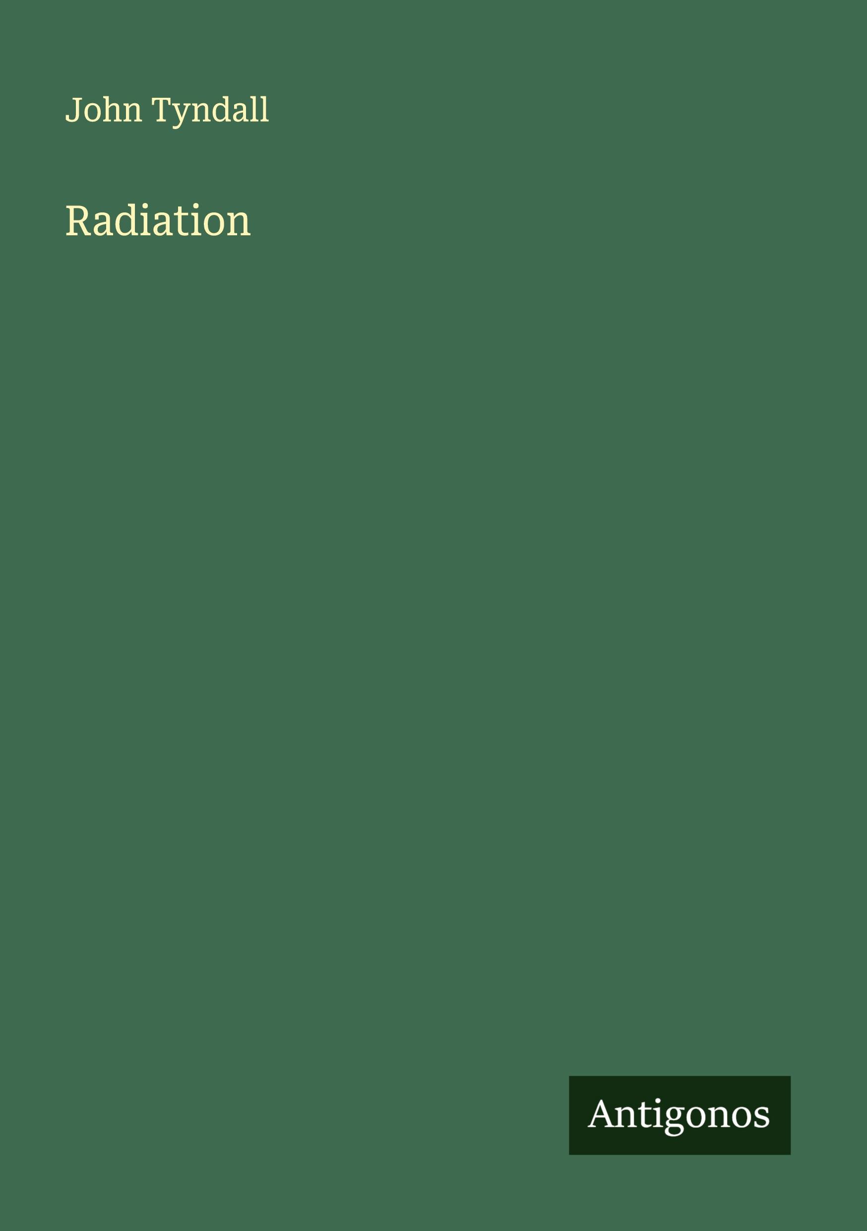 Vorderes Coverbild Radiation