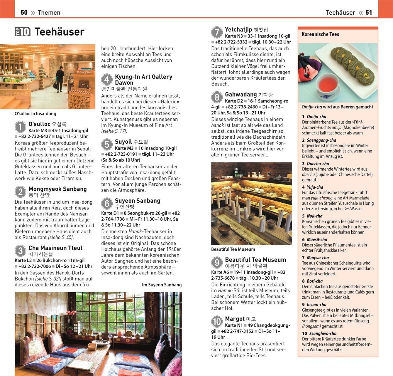 Beispielinhalt (Bild) TOP10 Reiseführer Seoul