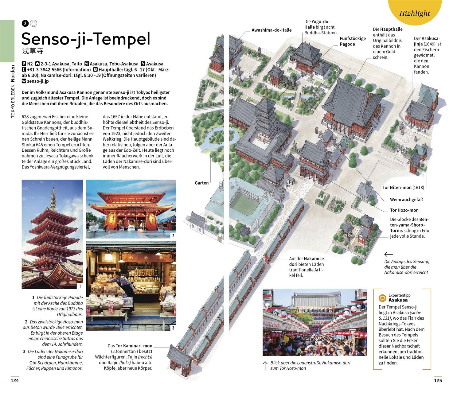 Beispielinhalt (Bild) Vis-à-Vis Reiseführer Tokyo