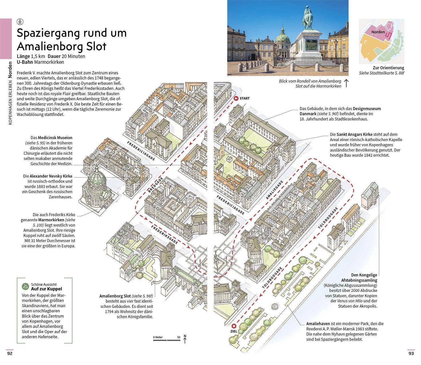 Beispielinhalt (Bild) Vis-à-Vis Reiseführer Kopenhagen