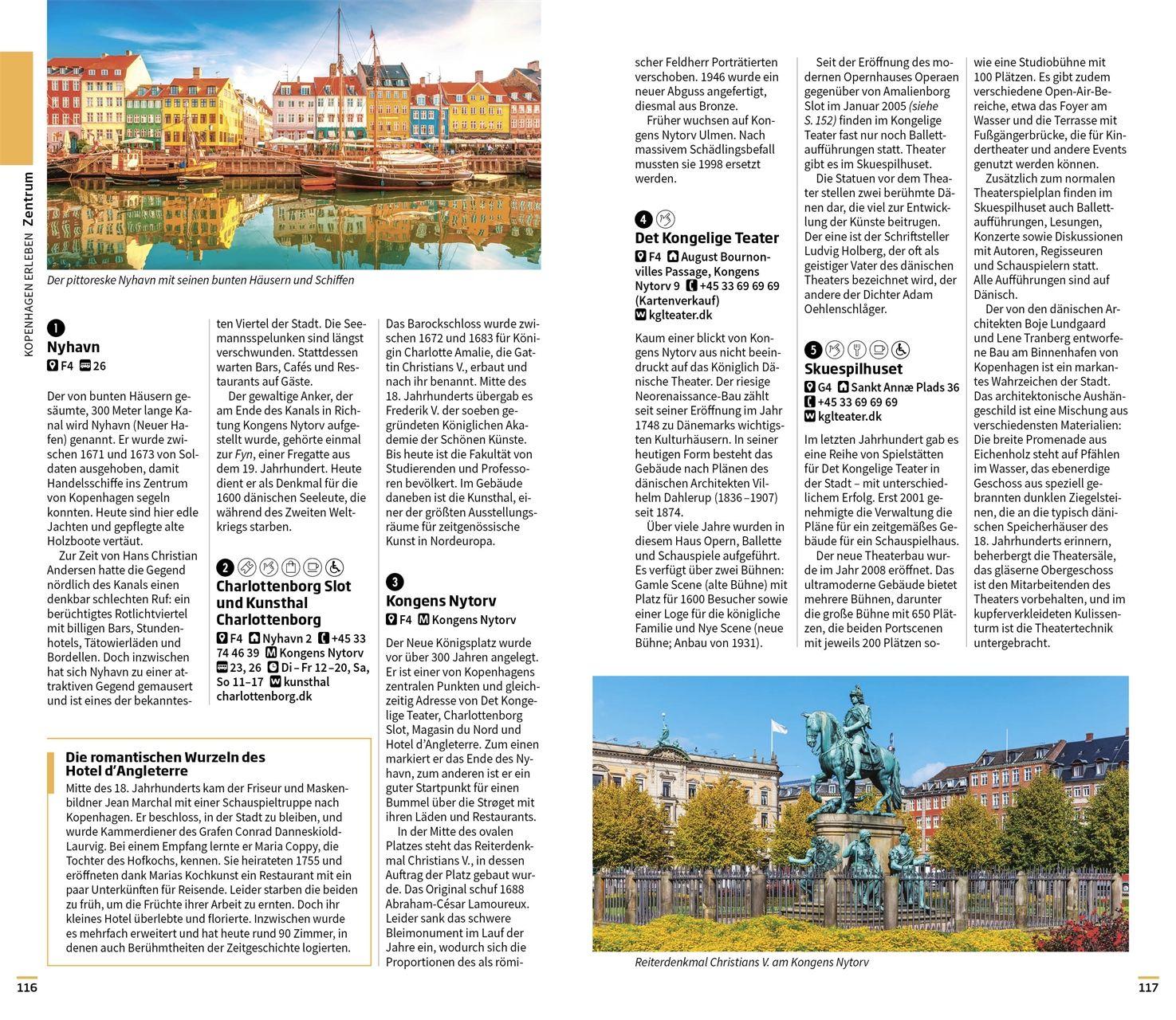 Beispielinhalt (Bild) Vis-à-Vis Reiseführer Kopenhagen