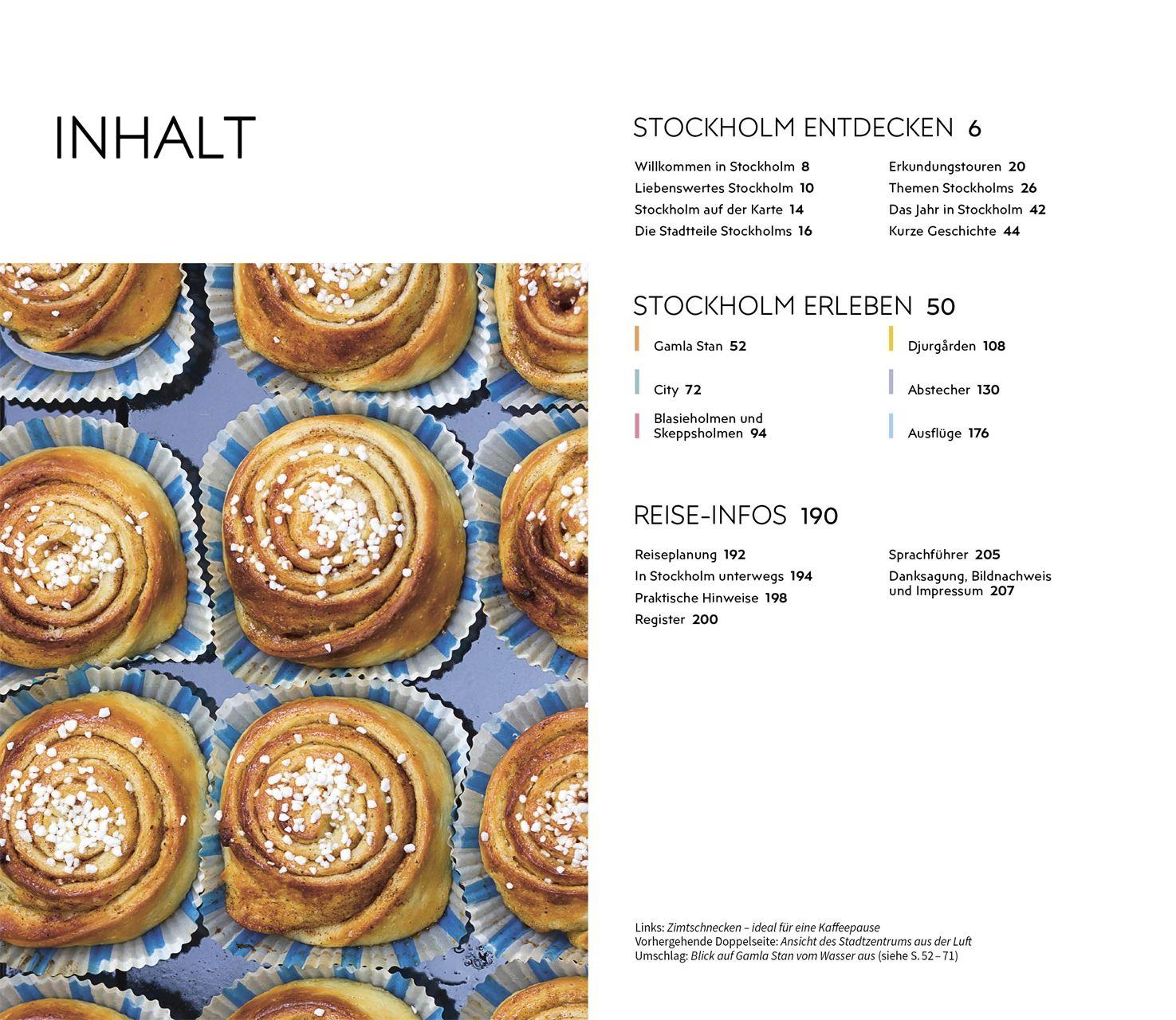 Beispielinhalt (Bild) Vis-à-Vis Reiseführer Stockholm