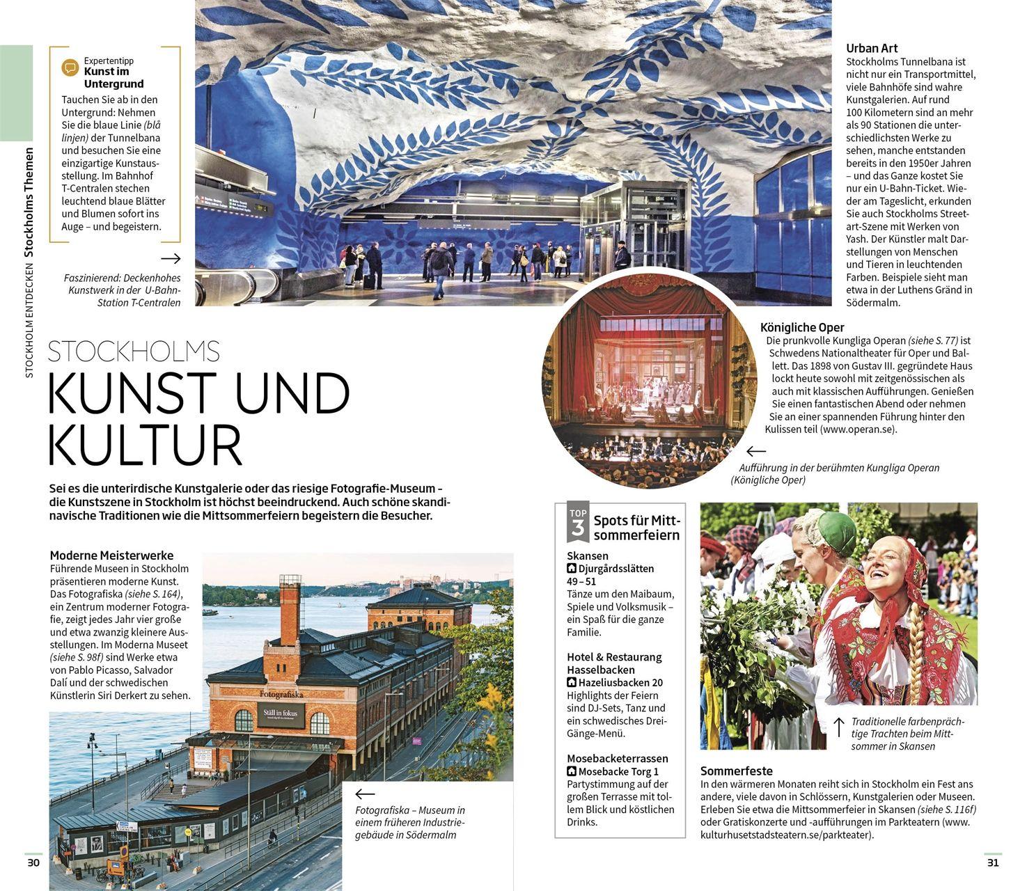 Beispielinhalt (Bild) Vis-à-Vis Reiseführer Stockholm