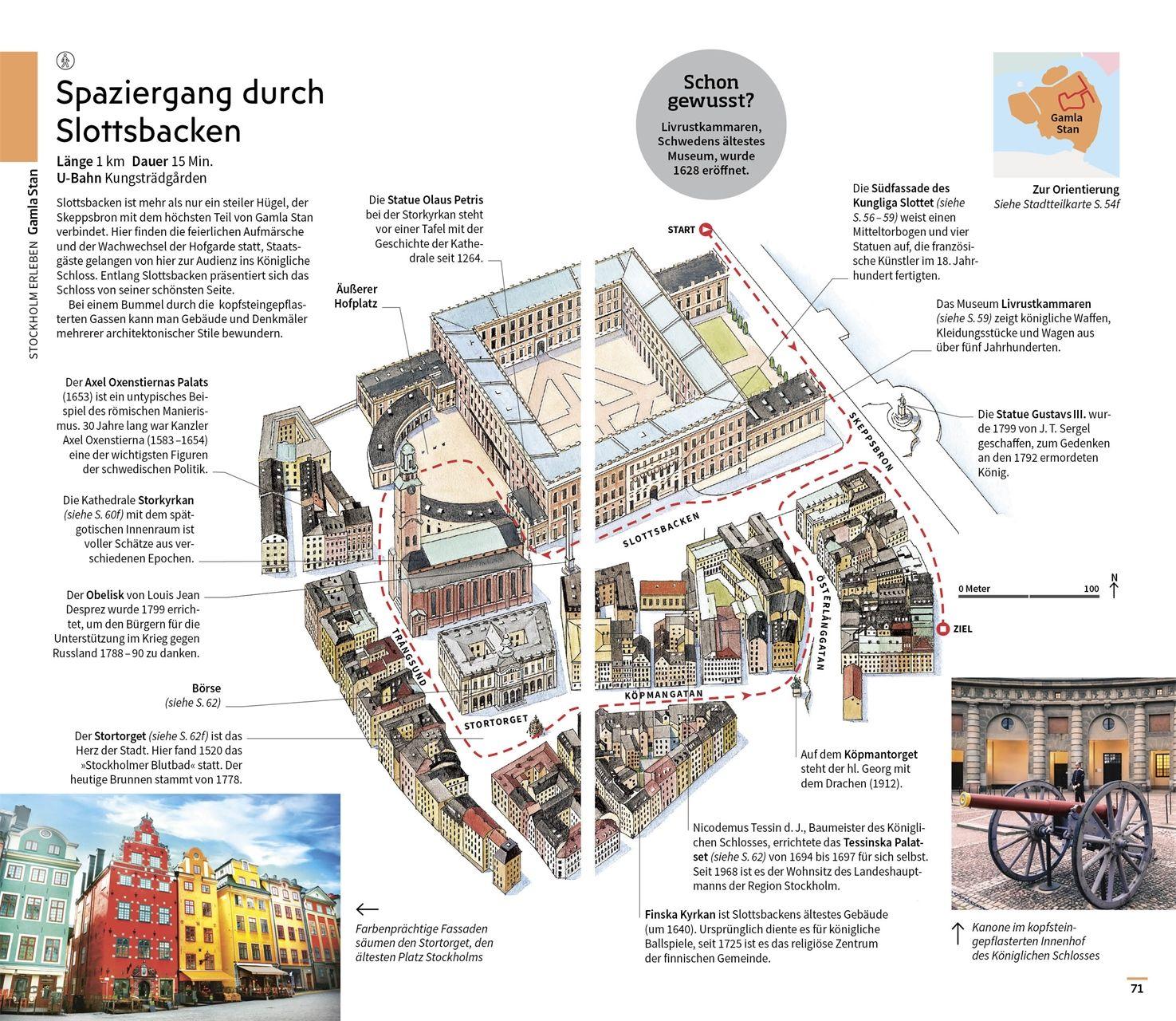 Beispielinhalt (Bild) Vis-à-Vis Reiseführer Stockholm