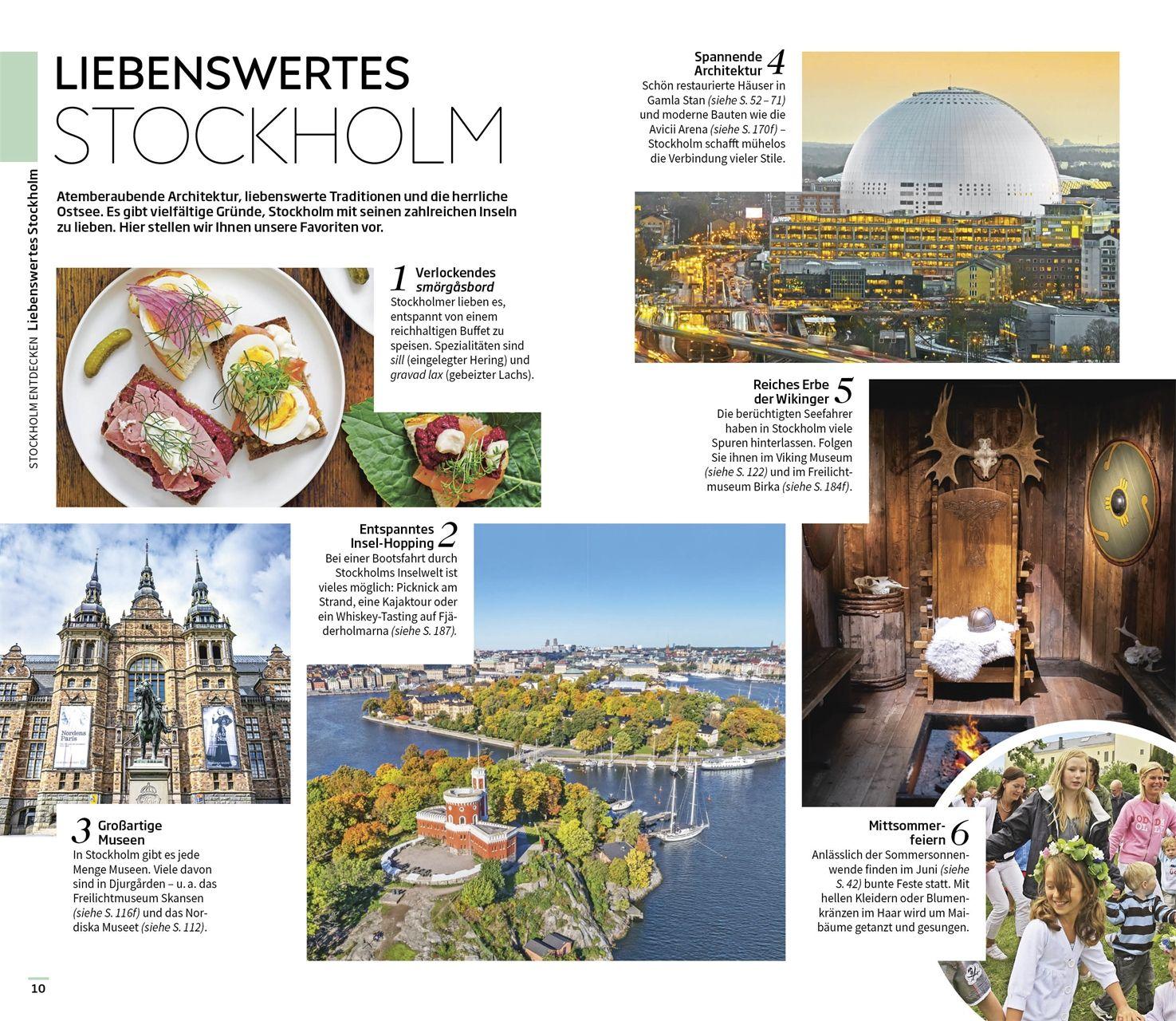 Beispielinhalt (Bild) Vis-à-Vis Reiseführer Stockholm