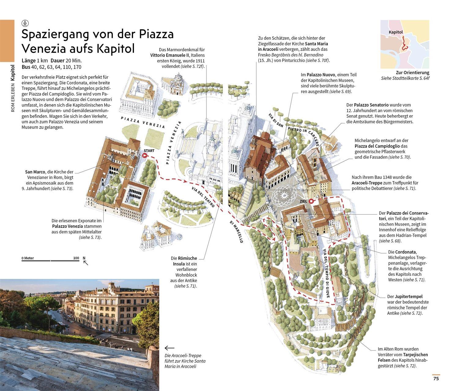 Beispielinhalt (Bild) Vis-à-Vis Reiseführer Rom