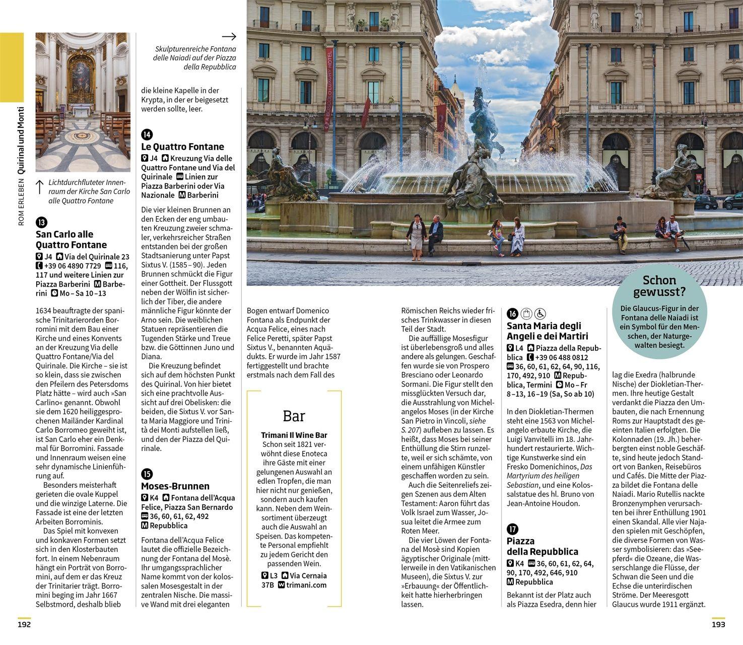 Beispielinhalt (Bild) Vis-à-Vis Reiseführer Rom