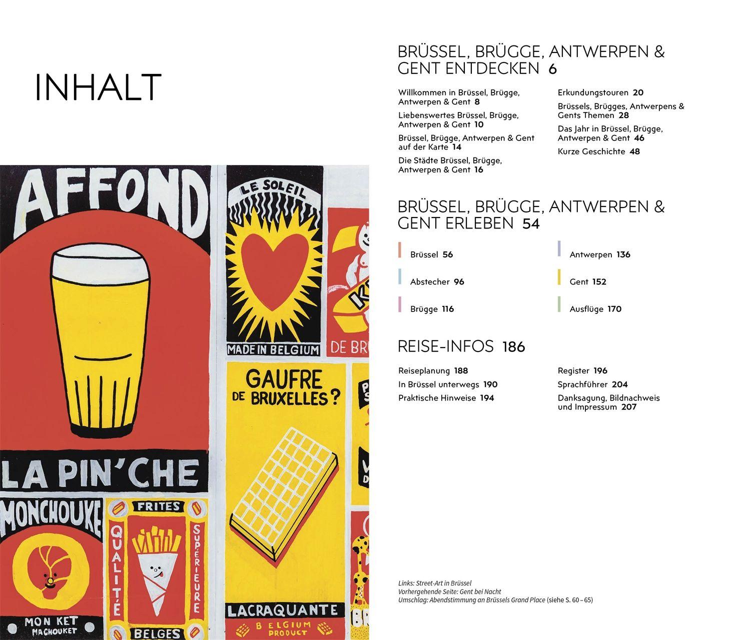 Beispielinhalt (Bild) Vis-à-Vis Reiseführer Brüssel, Brügge, Antwerpen und Gent