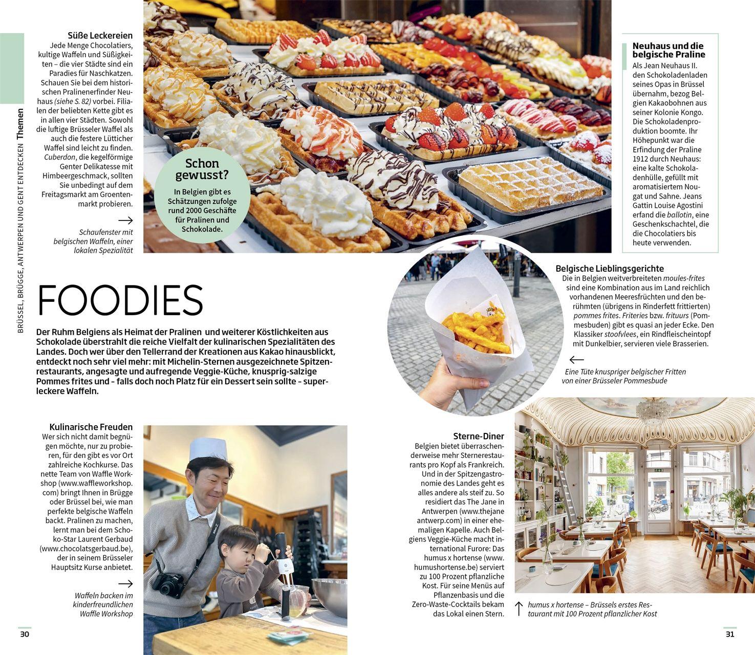 Beispielinhalt (Bild) Vis-à-Vis Reiseführer Brüssel, Brügge, Antwerpen und Gent