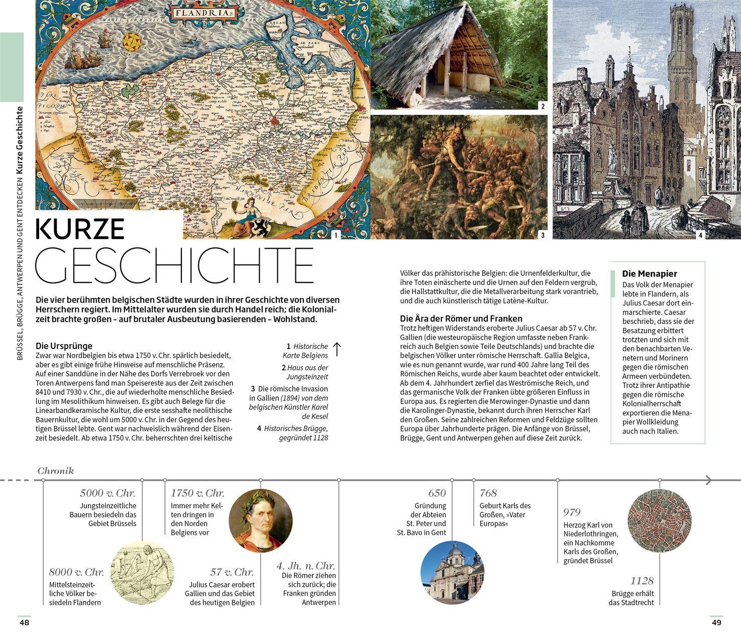 Beispielinhalt (Bild) Vis-à-Vis Reiseführer Brüssel, Brügge, Antwerpen und Gent