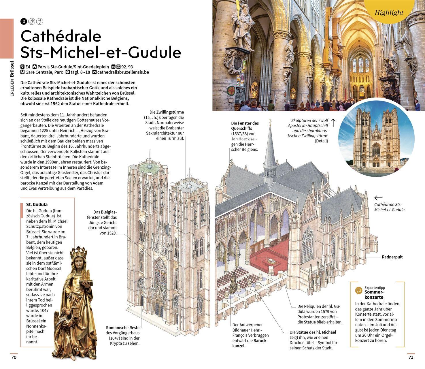 Beispielinhalt (Bild) Vis-à-Vis Reiseführer Brüssel, Brügge, Antwerpen und Gent