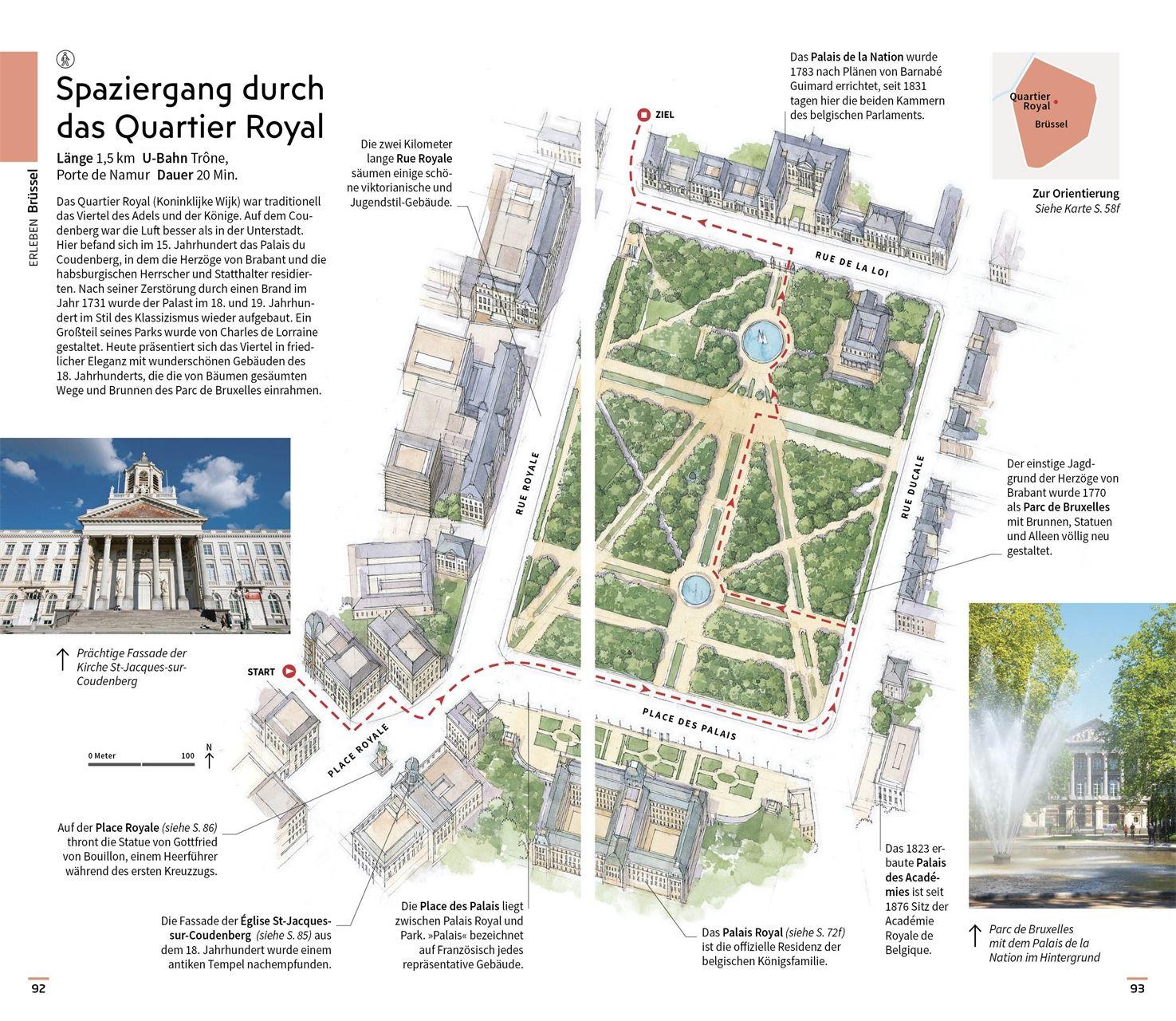 Beispielinhalt (Bild) Vis-à-Vis Reiseführer Brüssel, Brügge, Antwerpen und Gent