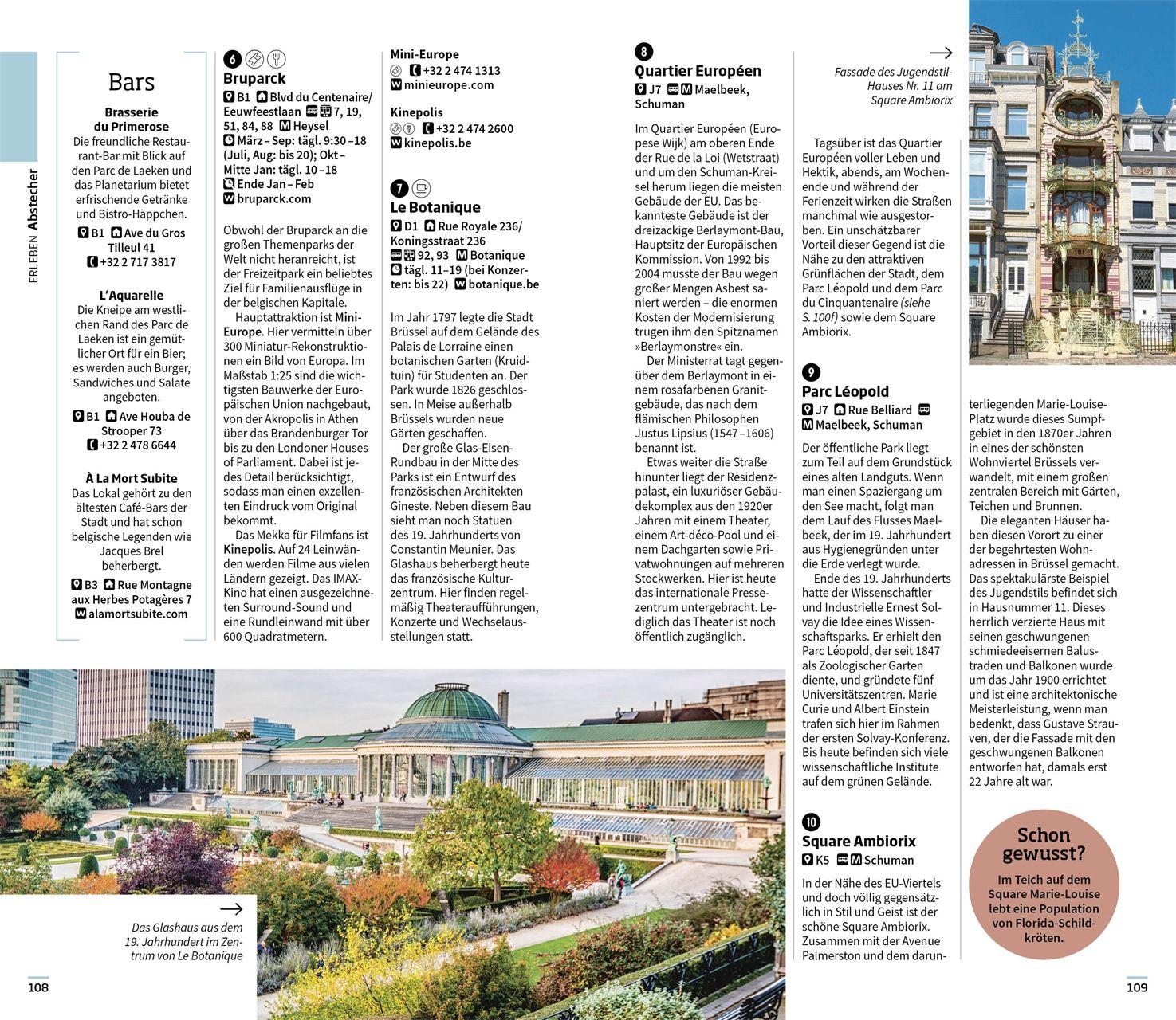 Beispielinhalt (Bild) Vis-à-Vis Reiseführer Brüssel, Brügge, Antwerpen und Gent