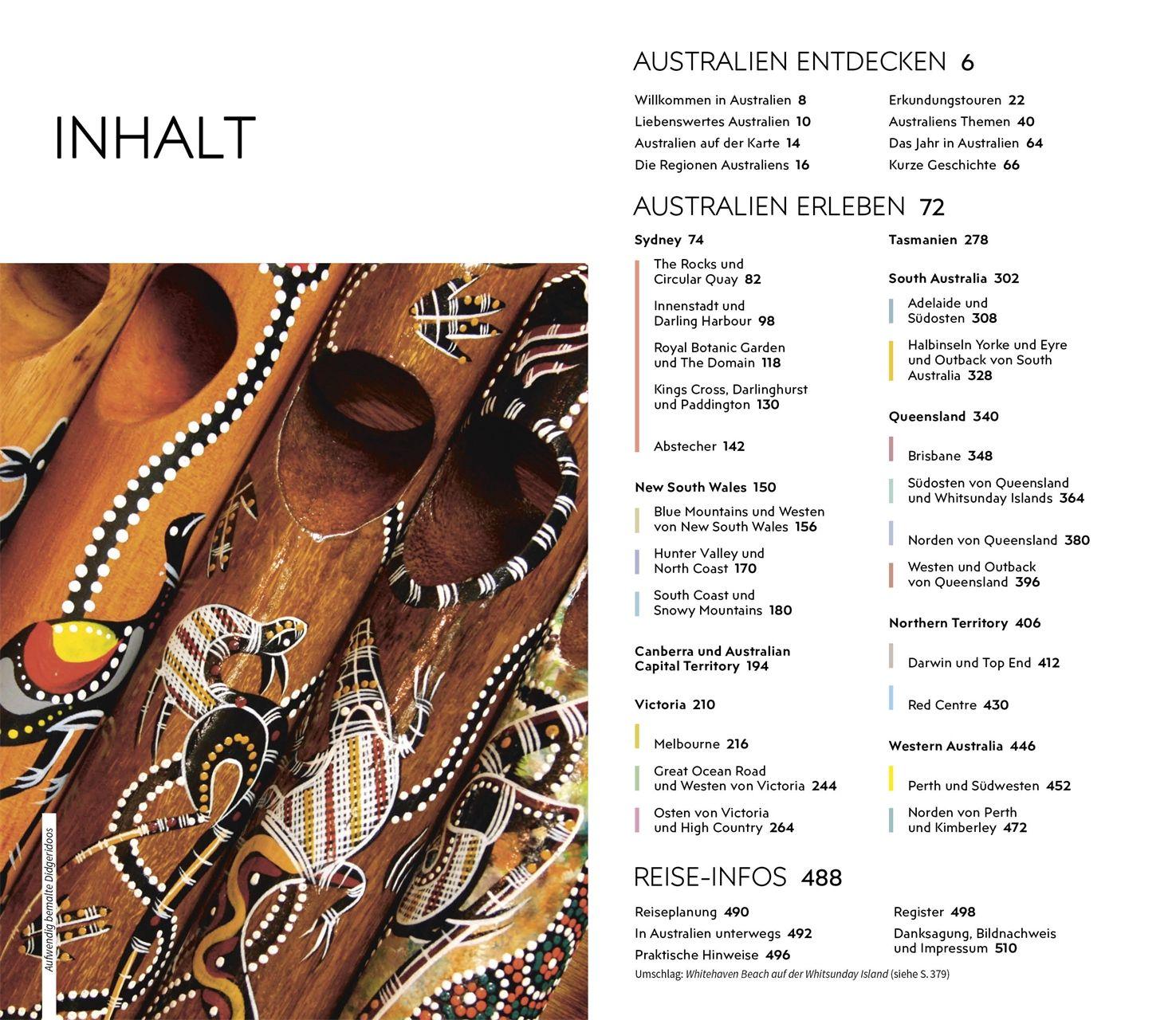 Beispielinhalt (Bild) Vis-à-Vis Reiseführer Australien