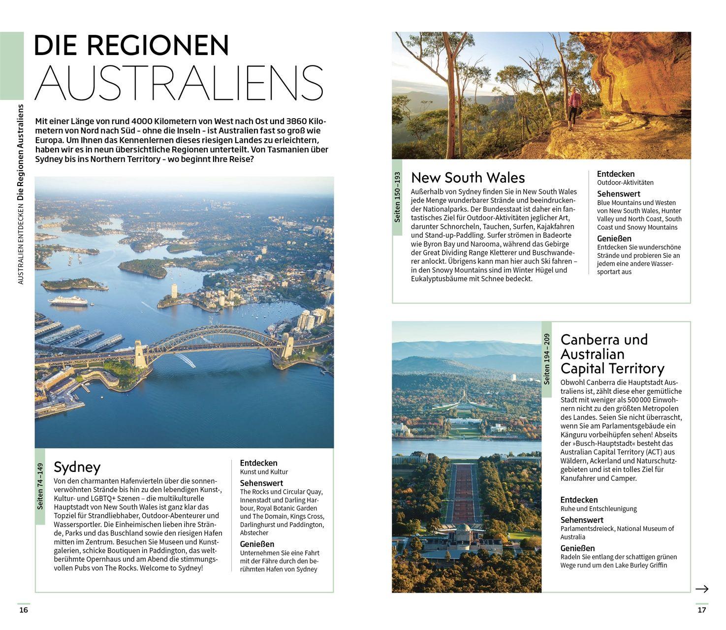 Beispielinhalt (Bild) Vis-à-Vis Reiseführer Australien