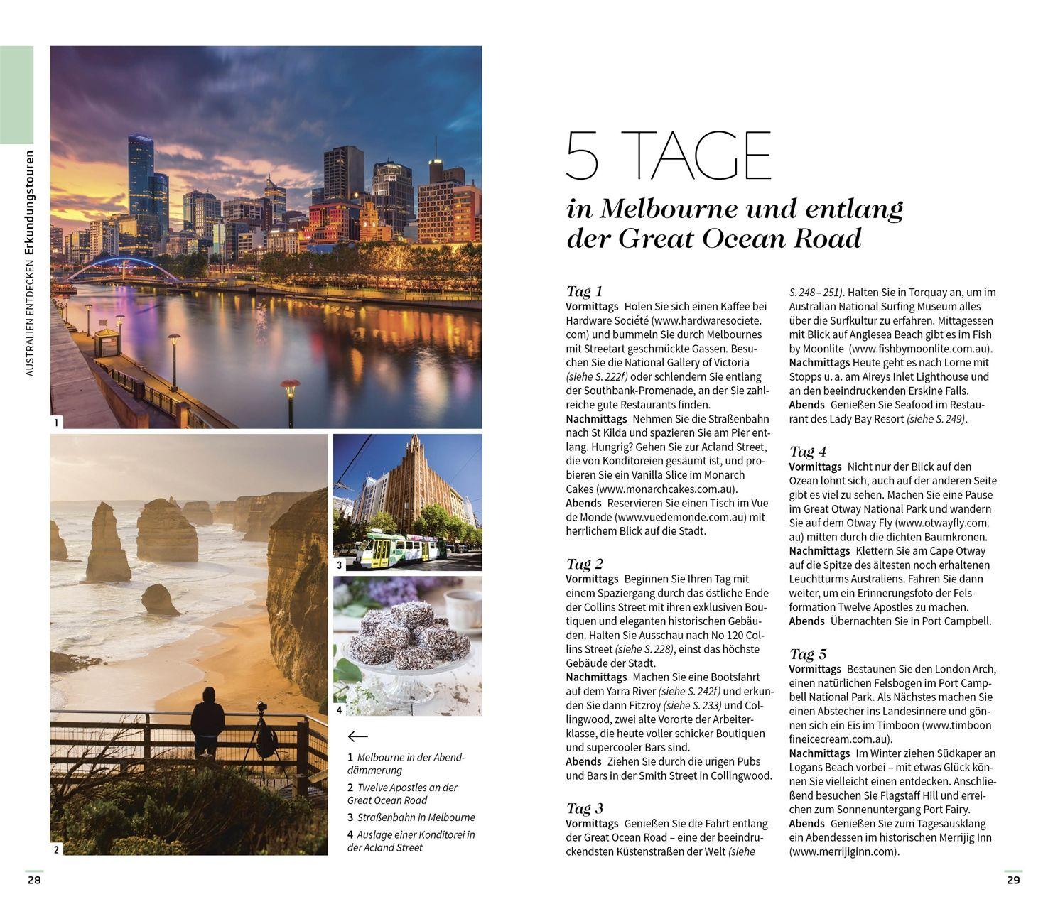 Beispielinhalt (Bild) Vis-à-Vis Reiseführer Australien