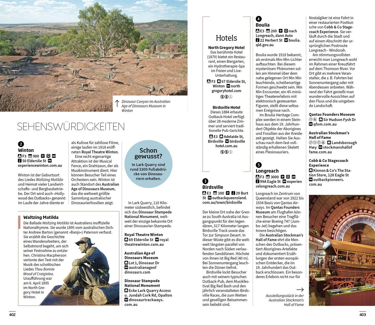 Beispielinhalt (Bild) Vis-à-Vis Reiseführer Australien