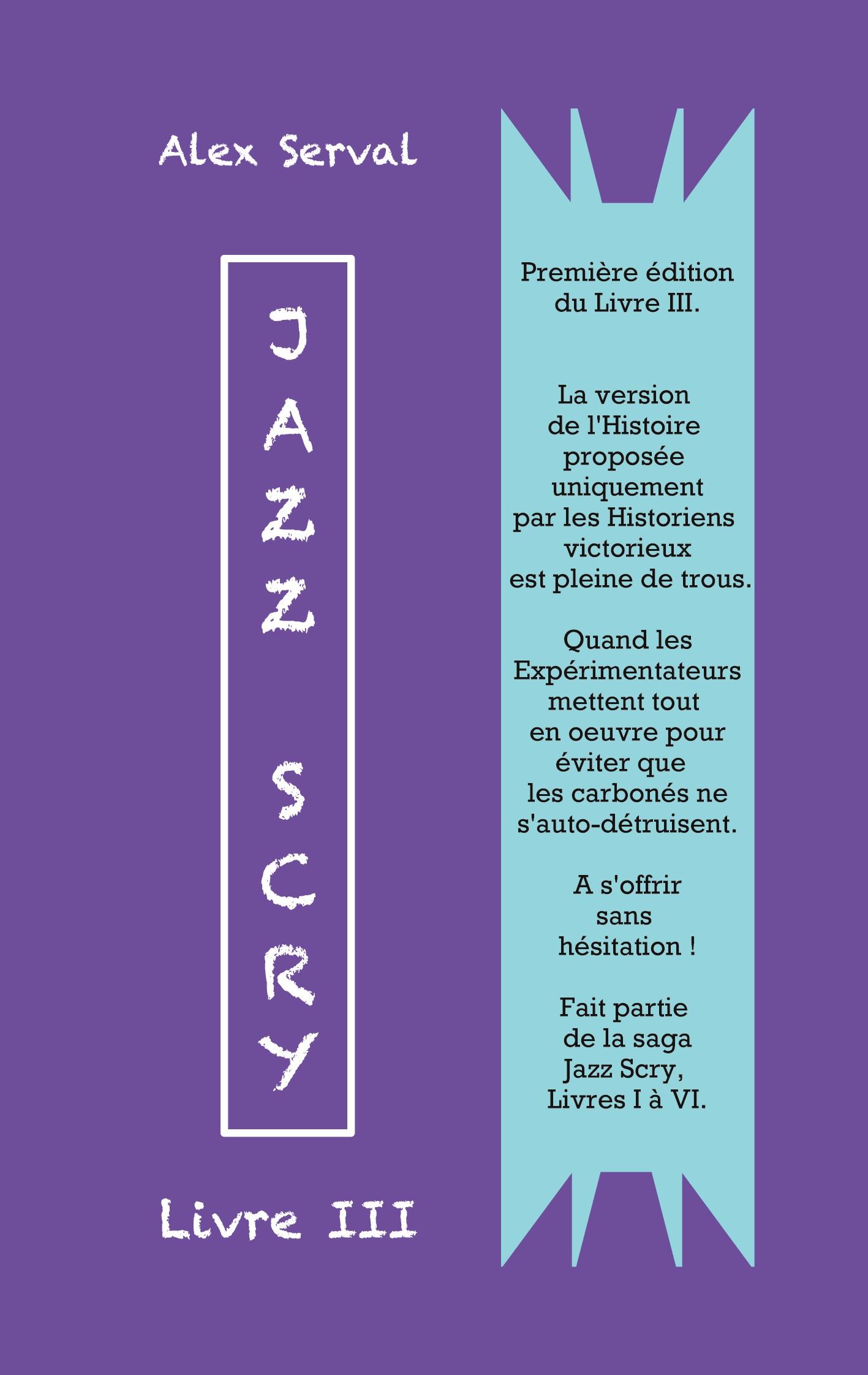 Vorderes Coverbild Jazz Scry : Livre III