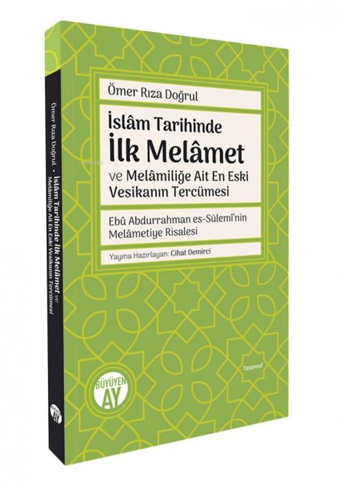 Vorderes Coverbild Islam Tarihinde Ilk Melamet ve Melamilige Ait En Eski Vesikanin Tercümesi